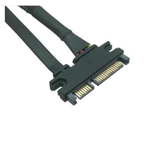 Cable extensión SATA 22 pines macho a hembra 0.3 m miniatura 3
