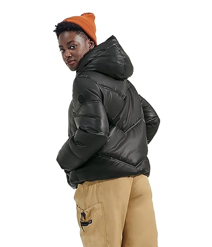 UGG Women's Ronney Puffer Faux Leather Coat2