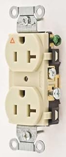 20A 5-20R 125V Receptacle Duplex Ivory - Pack Of 6