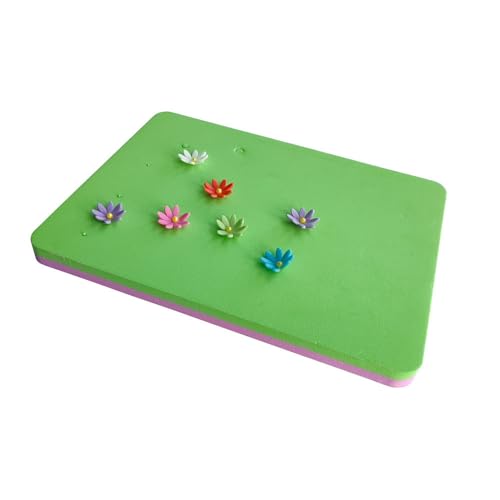 ZAYOIZY Fondant Foam Pad Sugarcraft Shaping Sponge Mat 5 Holes Making Fondant Flowers/Leaves Creating Pad Drying Mat Modeling Tool, Making Sugar Flowers for Cake Decorating