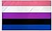 AZ FLAG Flagge GENDERFLUID STOLZ 150x90cm - LGBT Fahne 90 x 150 cm - flaggen Top Qualität