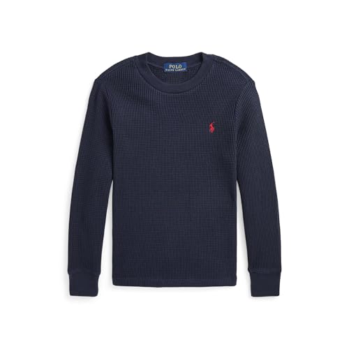 POLO RALPH LAUREN Boy's Waffle-Knit Cotton Long...