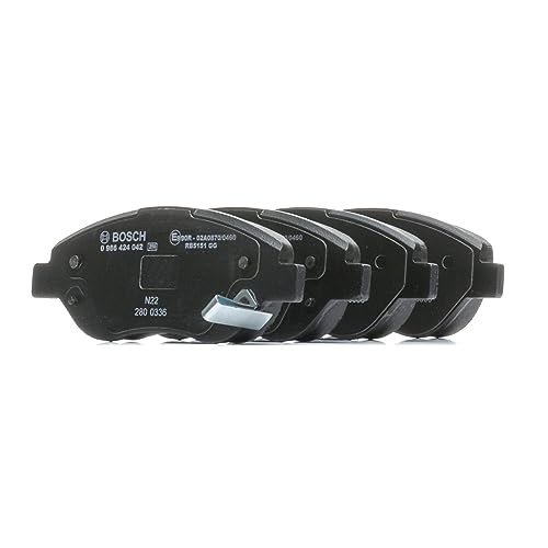 Plaquettes de frein avant BOSCH jeu 0986424042 freinage haute friction