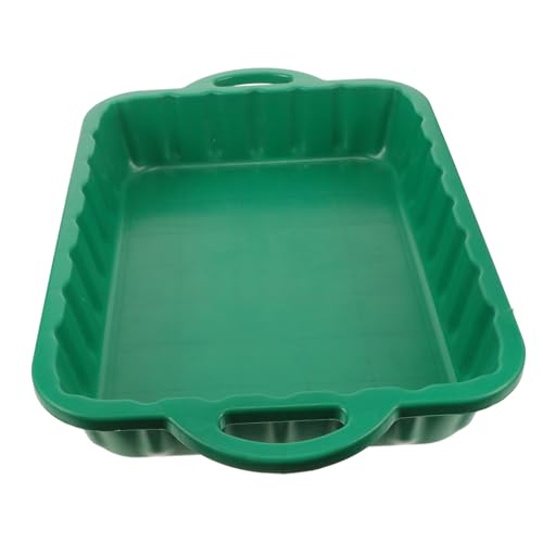 HOODANCOS Vaschetta Di Drenaggio Olio Motore in Plastica Resistente Bordi Rialzati, Grande Vassoio Raccogli-gocce Per Officina e Manutenzione Auto, Vaschetta Impilabile Per Raccolta Liquidi Carburante