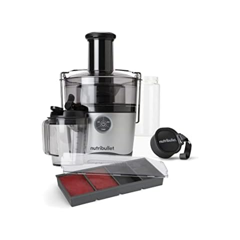Nutribullet 1558 Juicer Pro Compact 2 Litre Pulp Basin 1000 W Black, Silver Cover