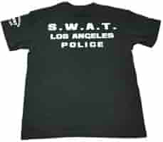 Amazon.co.jp: L.A. POLICE S.W.A.T Tシャツ TP-297 (M