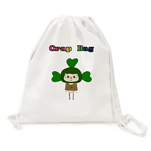 Mochila de lona con trébol ideal para tus viajes ligeros y paseos diarios