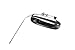 ACDelco 88981049 Primed Passenger Side Front Exterior Door Handle with Rod and Clip