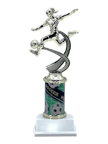 Express Medals Female Soccer Trophy 10" Gold Award ATR3