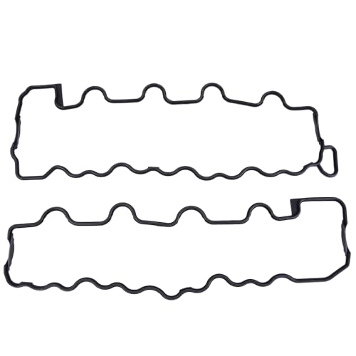 Image of Set of 2 Valve Cover Gaskets and Hose Set for Mercedes-Benz ML320 ML350 ML430 E320 CLK320 C280 SLK320 C240 S500 SLK320 Replace 1179901578 20180482 1120180282 1120180182 1179901578 VS50758R