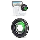 NEEWER Wide Angle Lens Compatible with Insta360 GO Ultra, 185° FOV Field of View, HD Multilayer Optical Glass, 2 Elements in 2 Groups, Screw Mount, Action Camera Accessories, LS-85
