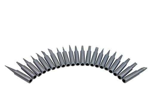 Image of 21 PCS Soldering Tips T18 Series Fit FX-888 FX-888 FX-8801 FX-600 (FX888 /FX888D FX8801 FX600) Lead Free Solder Iron Tip Bit (Brand inchAiCE Tls inch)