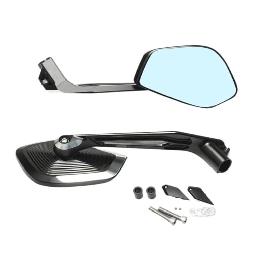 Espejo plegable CNC para BMW C400GT y C400 de aluminio con cristal gran angular antideslumbrante