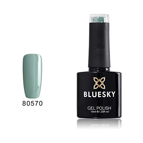 Gel Bluesky UV LED empapa del polaco de clavo, verde salvia