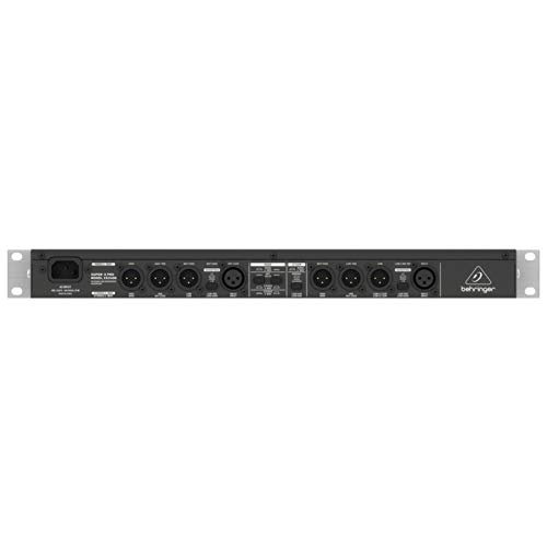 Behringer SUPER-X PRO CX3400 V2 Hochpräzise Stereo-2-Wege-/3-Wege-/Mono-4-Wege-Frequenzweiche mit Limitern, einstellbaren Zeitverzögerungen und CD-Horn-Korrektur