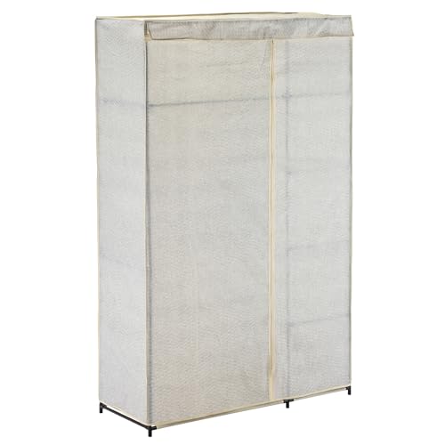 MSV XL Stoffschrank Kleiderschrank Faltschrank Campingschrank Stoff mit Kleiderstange 110 x 174,5 x 45 cm