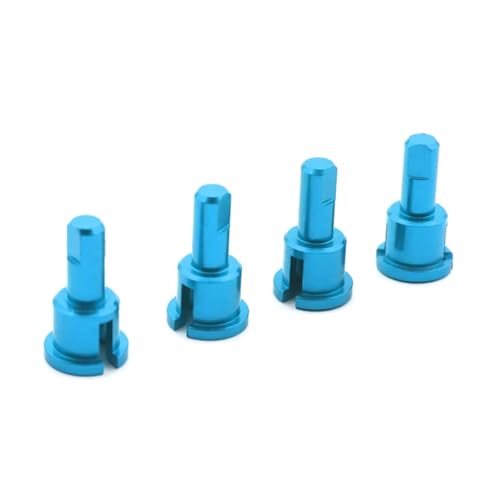 PLOQAZEH RC Auto Differential Cups Für Wltoys A949 A959 A969 A979 K929 Rc Modell Auto 4Pcs Legierung Differential Tasse Differential Reduktion Joint Cup Teile(Blue)