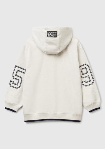 Sweatshirt à capuche mixte Benetton Giacca en coton uni confortable