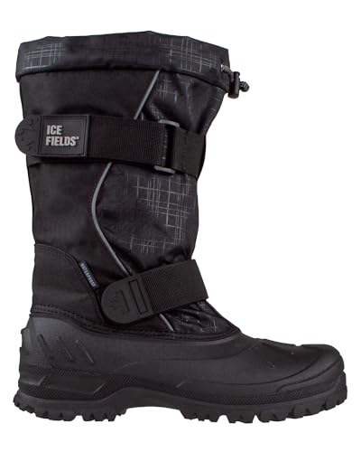 Ice Fields Darrell Men's Winter Snow Boots, Insulated, Warm, Waterproof Shell