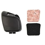Accessoires de rechange : fabriqués avec un matériau, ces 2 filtres + 1 couvercle de filtre sont conçus pour être durables et fiables, leur durabilité et leur efficacité pour améliorer votre expérience HS45.