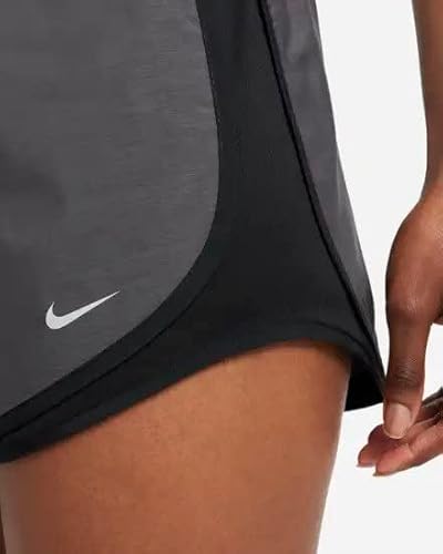 Nike HU-XI-132 Tempo Women'S Brief-Lined Running Shorts Medium Size (Size 8-10) Black Heather/Black/Black/Wolf Grey thumb #4