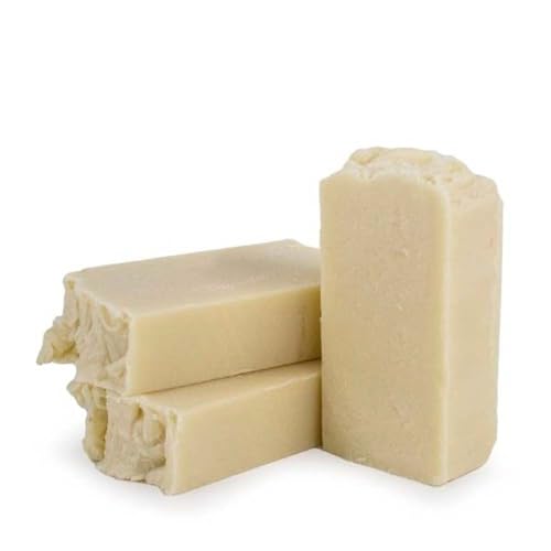 Jabón natural Leche de Cabra (90g) - Hidrata y nutre pieles maduras y secas - Aclara pequeñas manchas