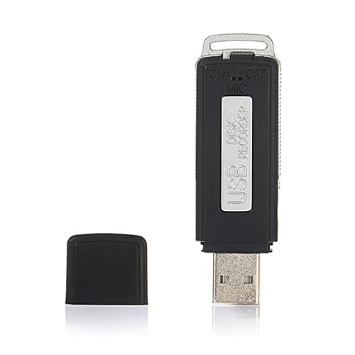 Gravador de voz digital 32G, mini gravadores ativados por voz, segurança, mini pen drive USB, gravaç