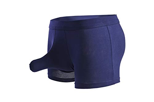 eywlwaar Men's Bulge Boxer Briefs Modal Comfort Separate Pouch Trunks Underwear4