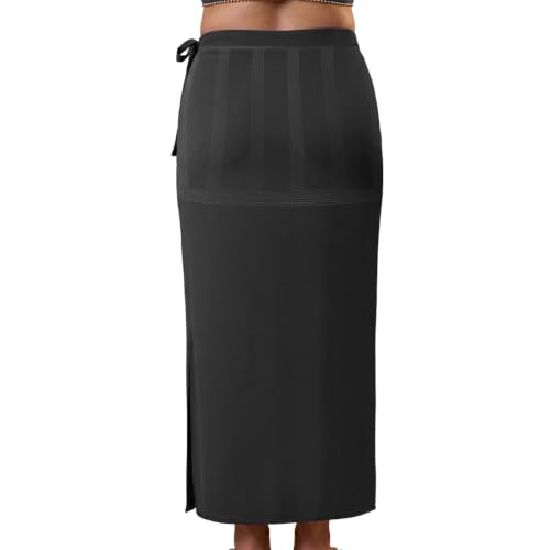 Image of dermawear Women Blended Fabric Saree Shapewear Petticoat (SS-406)