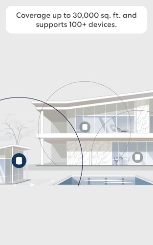 Image of Amazon eero Outdoor 7 dual-band mesh wifi system (newest model) - Weatherproof rating of IP66, Coverage up to 30,000 sq. ft. outdoors, 2-pack, Includes two 30W PoE+ adapters