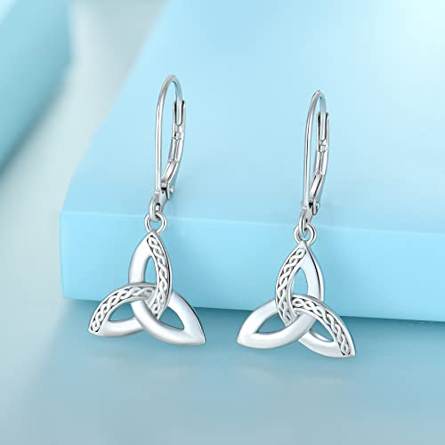 Boucles d'oreilles Triquetra argent 925 JO WISDOM dormeuses