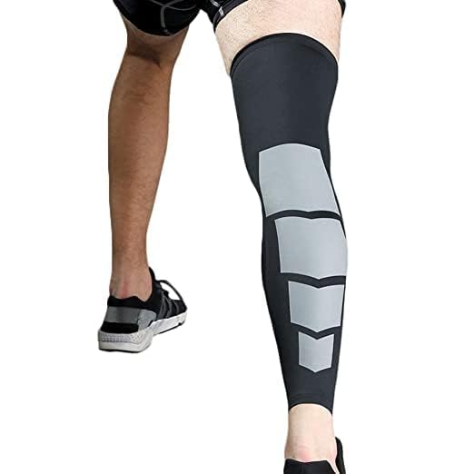 Image of NEVER QUIT 1 Pair Calf Compression Sleeve for Men and Women - Calf Compression Socks for Running Calf Pain Relief Leg Support Sleeve for Runners Cycling