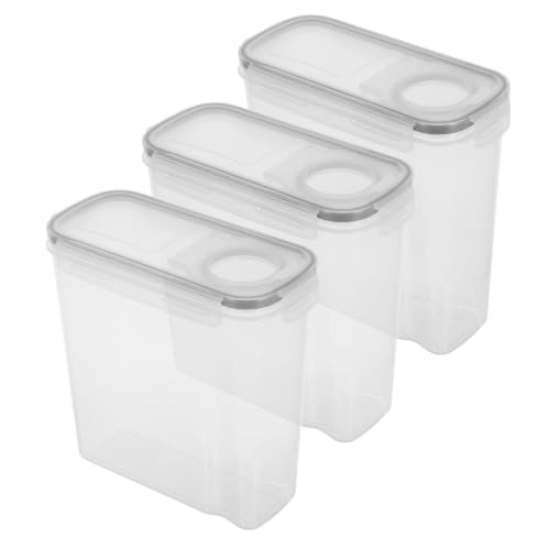 SKISUNO 3pcs L Filament Dehumidifier Dry Box for 3d Printer Filament Storage with Plastic Design, Prevents Moisture Dama
