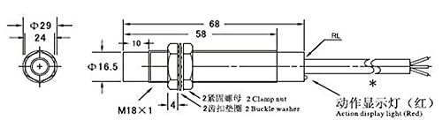Brart Ljc18A3-B-Z/By-M18 Three Wire Dc 6-36V Pnp No 1-10Mm Distance Measuring Capacitive Proximity Switch Sensor #TOP6