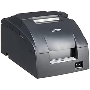 Epson TM-U220B Dot Matrix Compact POS Impact Receipt and Kitchen Label Printer – DK Port and Ethernet Connectivity…
