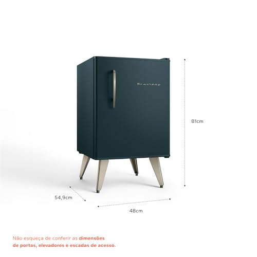 Frigobar Brastemp Retrô 76 Litros Green Jasper – BRA08HN 220V