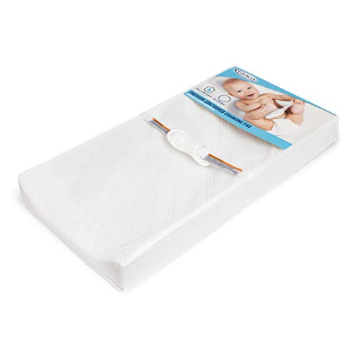 Graco Premium Contoured Changing Pad – GREENGUARD Gold Certified, Water-Resistant, Ultra-Soft Buckle Cover, Contoured Baby Changing Pad, Fits Most Standard-Size Changing Toppers, Non-Skid Bottom by Graco - Image 7