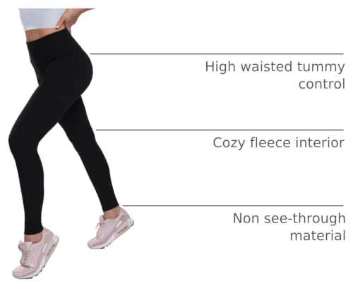 Fleece Lined Leggings Women - image 4