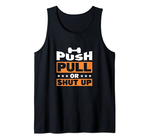 Push Pull Day Bodybuilding Gimnasio levantamiento de pesas Camiseta sin Mangas