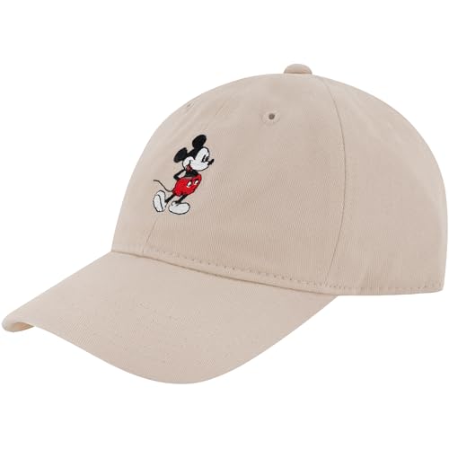 Disney Mickey Curved Brim Baseball Cap, Adjustable