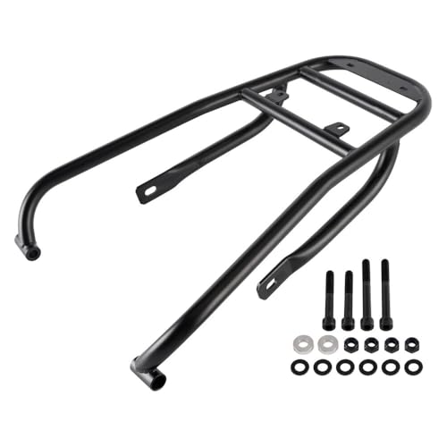 Support de porte-bagages moto rigide en tube arrière noir pour Shotgun 650