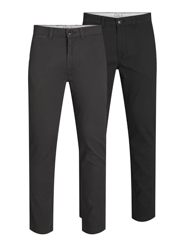JACK & JONES Male Chino Hose 2er-Pack Slim Fit Chino Hose