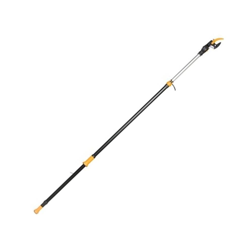 Fiskars PowerGear X Telescopic Tree Pruner UPX86, Non-stick Coated, Steel Blade/Aluminium Handle, Length 2.4 - 4 m, Black/Orange, 1023624
