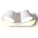 BarcelonaLED Applique Lampada da Parete Interni con 2 Faretti Orientabili LED 2 x 6W Bianco Caldo 3000K per Camera da Letto Testiera da Lettura per Bambini Moderna Sala Soggiorno