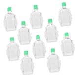 CALLARON 10Stücke Mini Flaschen Für Ätherische Öle Nachfüllbare Behälter Zur Aufbewahrung Von Medizinischen Und Kühlölen Leicht Tragbar Und Präzise Dosierung