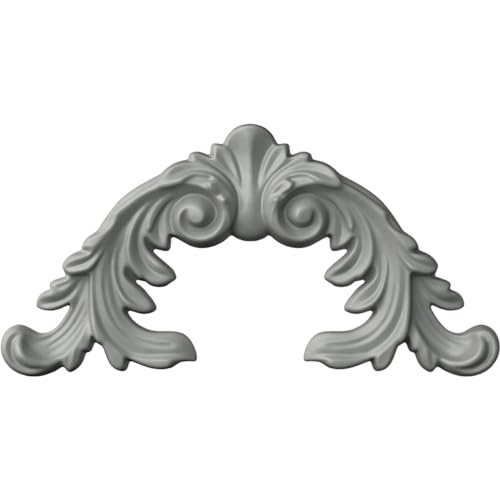 Ekena Millwork ONL08X04X01NE Needham Urethane Onlays, 8 7/8"W x 4 1/2"H x 1"P, Primed