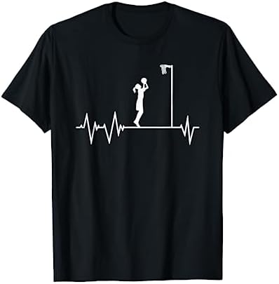 Cool Netball Heartbeat Apparel Ball Games Love T-Shirt