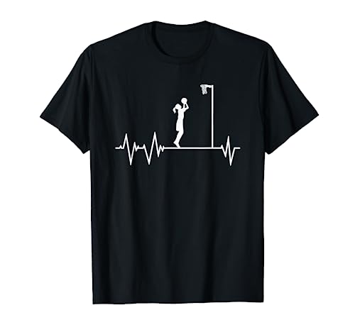 Cool Netball Heartbeat Apparel Ball Games Love T-Shirt #TOP27