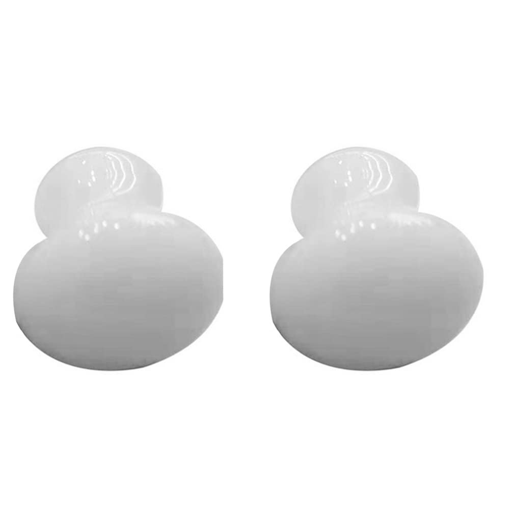 OSALADI Pierre De Massage En Jade Champignon 2 Pièces Masseur Visage Et Corps Pour Gua Sha Massage Du Cou Et Dos Accessoire De Soin De Peau Quotidien Pour Hommes Et Femmes