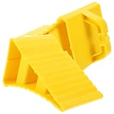 ibasenice 2 Piezas Calzos para Ruedas Antideslizantes para Vehículos de Resistentes y Flexibles con Forma para Coches Remolques y Motocicletas Fáciles de Usar y Duraderos